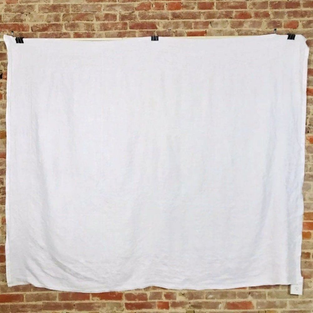 VTG Tablecloth Linen Cotton Rectangle 68” x 84”